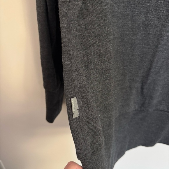 Icebreaker Women's Dark Gray Cowl Neck Sweater - Picture 5 of 10